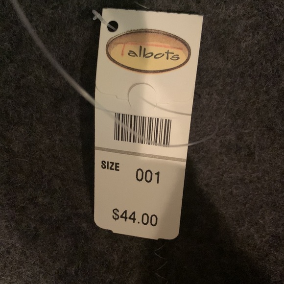 Talbots gray 100% wool hat with bow. - Picture 7 of 9